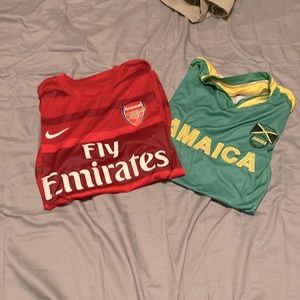 Jamaica 🇯🇲 & Arsenal Soccer Jersey Bundle!!